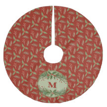 Anpassningsbar Träd Skirt, borstad polyester