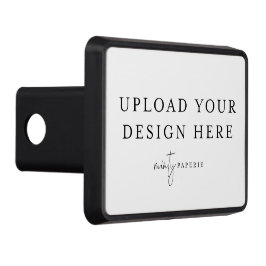 Anpassningsbar Trailer Hitch Cover Dragkroksskydd