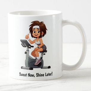 Anpassningsbar Träningscykel-Workout Kaffemugg