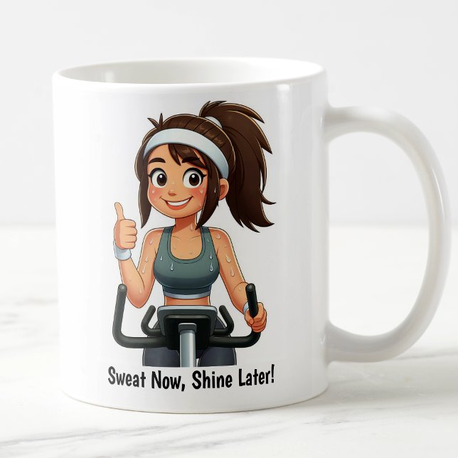 Anpassningsbar Träningscykel-Workout Kaffemugg (Skapare uppladdad)