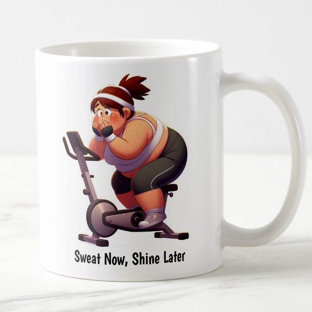 Anpassningsbar Träningscykel-Workout Kaffemugg (Skapare uppladdad)