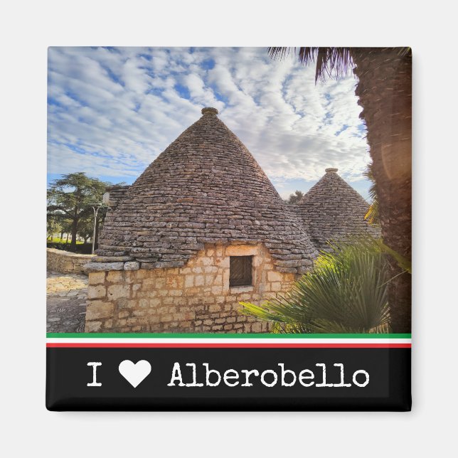Anpassningsbar, trauli-bostäder i Alberobello, Magnet (Framsidan)