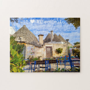 Anpassningsbar, trauli-hus, Alberobello, Apulia Pussel