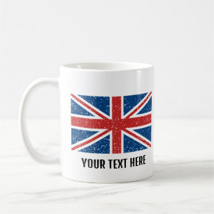 Anpassningsbar Trendig British flagga Kaffemugg