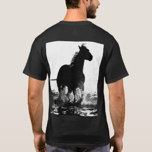 Anpassningsbar Trendig Elegant Modern Running Hors T Shirt