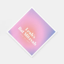 Anpassningsbar Trendig Gradient Lavender Lila Bat 