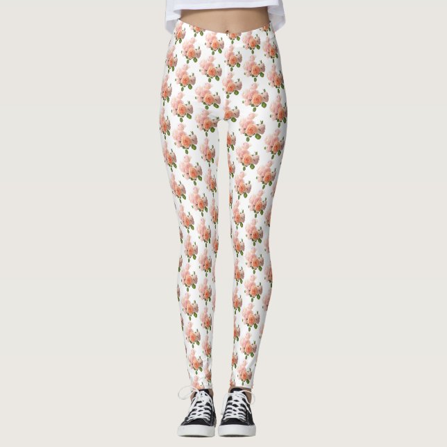 Anpassningsbar Trendig Ro Design Modern Elegant Leggings (Framsida)