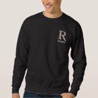 Anpassningsbar Tri-Färg Monogram Namn
