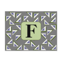 Anpassningsbar Triangles vykort