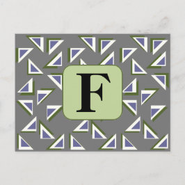 Anpassningsbar Triangles vykort