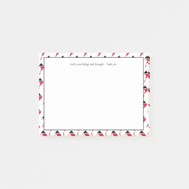 Anpassningsbar TRINIDAD TOBAGO Post-it Block (Framsida)