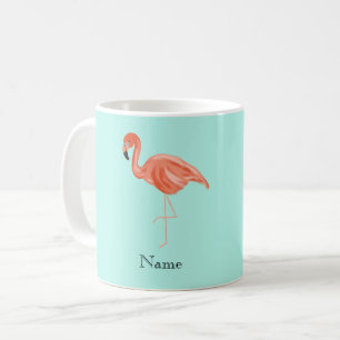 Anpassningsbar Tropical Flamingo Kaffemugg