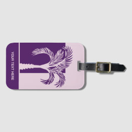 Anpassningsbar Tropical Handflatan Träd Bagagebricka