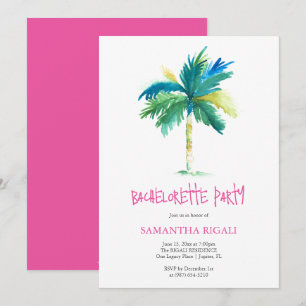 Anpassningsbar Tropical Investigations Bachelorett Inbjudningar