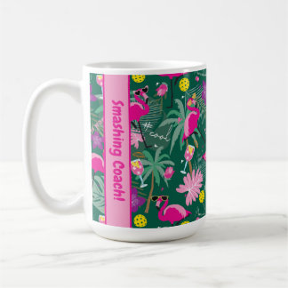 Anpassningsbar 🤩 Tropical party med pickleball. Kaffemugg