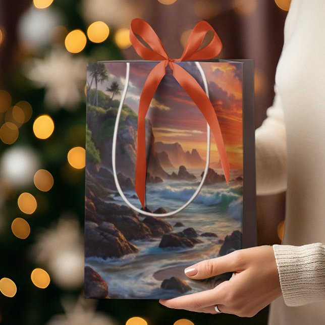 Anpassningsbar Tropical Sunset Cliffs - Kustsport (Skapare uppladdad)