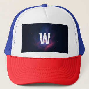 Anpassningsbar Truckerkeps med Glowing Galaxy Init
