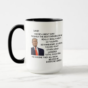 Anpassningsbar Trump mugg Gift for Son Funny Son-g