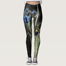 ANPASSNINGSBAR TRYCKT IRIS Leggings