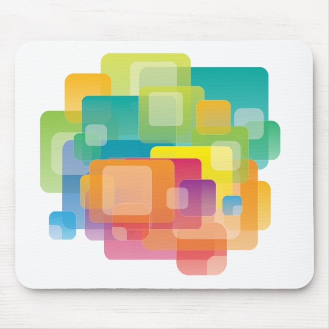 Anpassningsbar Tryckta Mousads Musmatta (Framsidan)