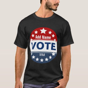 Anpassningsbar Tshirt Kampanj T Shirt