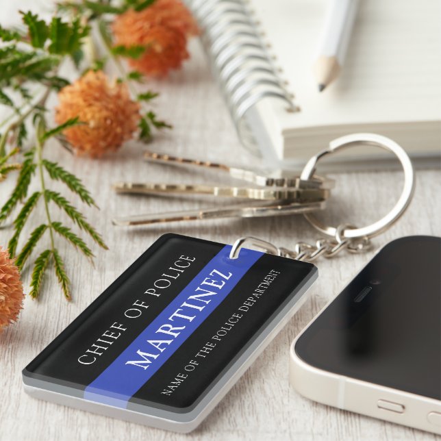 Anpassningsbar Tunnin Blue Line Polisassistentens  (Högra Framsidan)