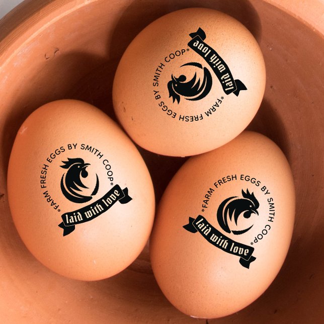 Anpassningsbar Tupp Egg Mini Frimärke Stämpel (Skapare uppladdad)