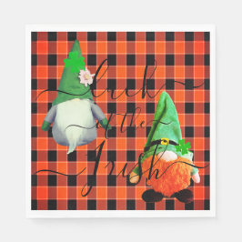 Anpassningsbar TUR I IRISH St Patrick Day-Dekorati Pappersservett