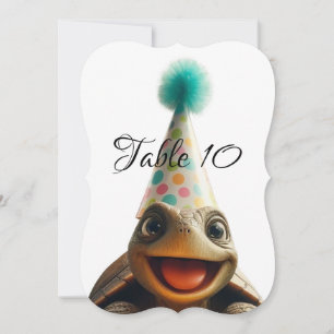Anpassningsbar Turtle Bord Place Cards