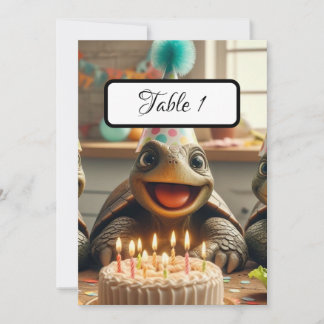 Anpassningsbar Turtle Bord Place Cards
