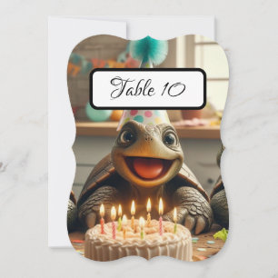 Anpassningsbar Turtle Bord Place Cards