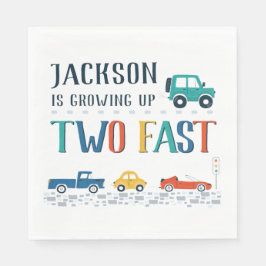 Anpassningsbar två - snabb andra födelsedag pappersservett