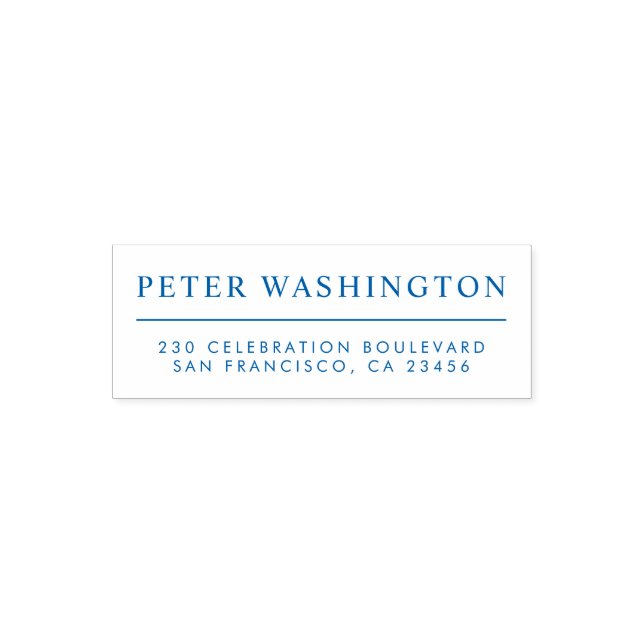 Anpassningsbar, tydlig, jämn utskrift av Namn och  Självfärgande Stämpel (Design)