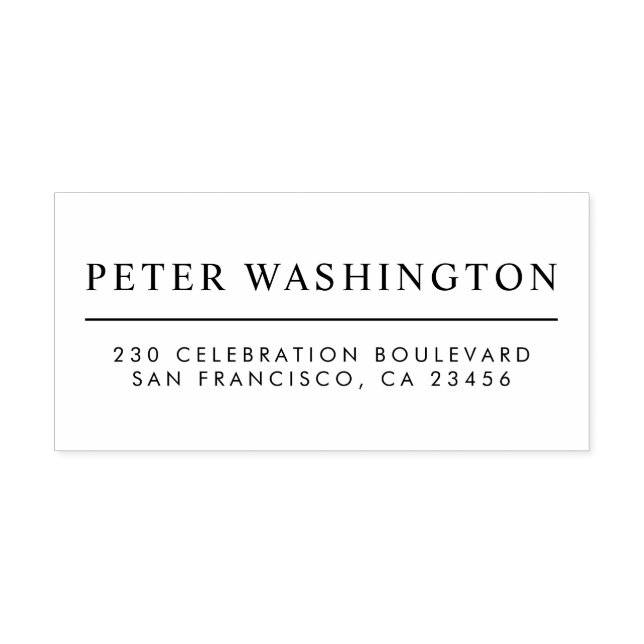 Anpassningsbar, tydlig, jämn utskrift av Namn och  Stämpel (Tryck)