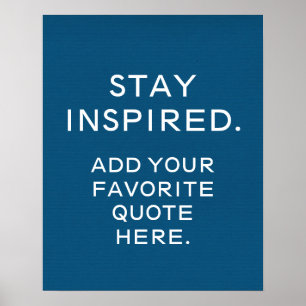 Anpassningsbar Typografi Poster, inspirationsoffer Poster