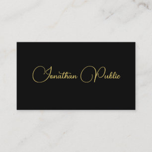 Anpassningsbar Typografi Skriptmall Namn Elegant Visitkort
