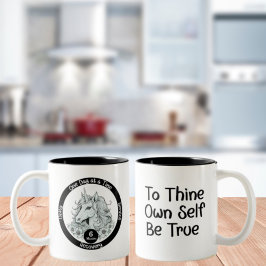 Anpassningsbar Unicorn Sobriety Milestone Gift Två-Tonad Mugg
