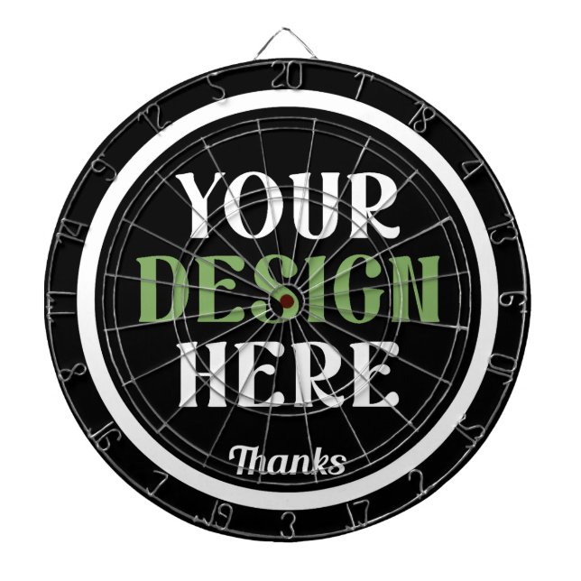 anpassningsbar, unik, elegant och minimalistisk He Darttavla (Framsidan)