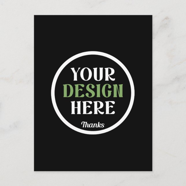 anpassningsbar, unik, elegant och minimalistisk He Helg Vykort (Framsida)