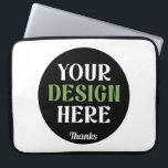 anpassningsbar, unik, elegant och minimalistisk He Laptop Fodral<br><div class="desc">Den här utformningen är tillgänglig för alla. Du kan anpassa logotyp,  bilder,  text och färg enligt dina önskemål. Tack så mycket.</div>