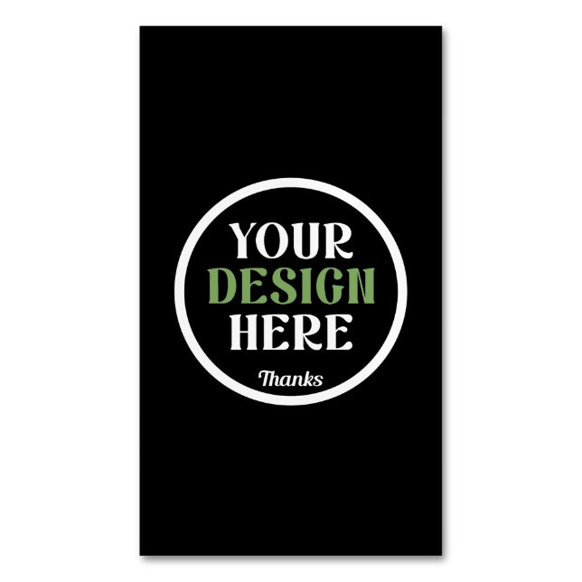 anpassningsbar, unik, elegant och minimalistisk He Magnetiska Visitkort (Framsida vertikal)