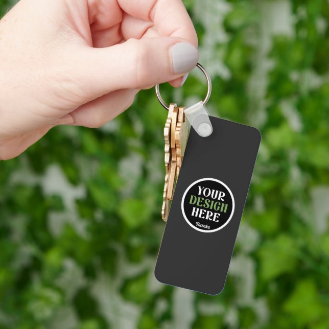 anpassningsbar, unik, elegant och minimalistisk He Nyckelring (Hand)