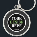 anpassningsbar, unik, elegant och minimalistisk He Rund Silverfärgad Nyckelring<br><div class="desc">Den här utformningen är tillgänglig för alla. Du kan anpassa logotyp,  bilder,  text och färg enligt dina önskemål. Tack så mycket.</div>