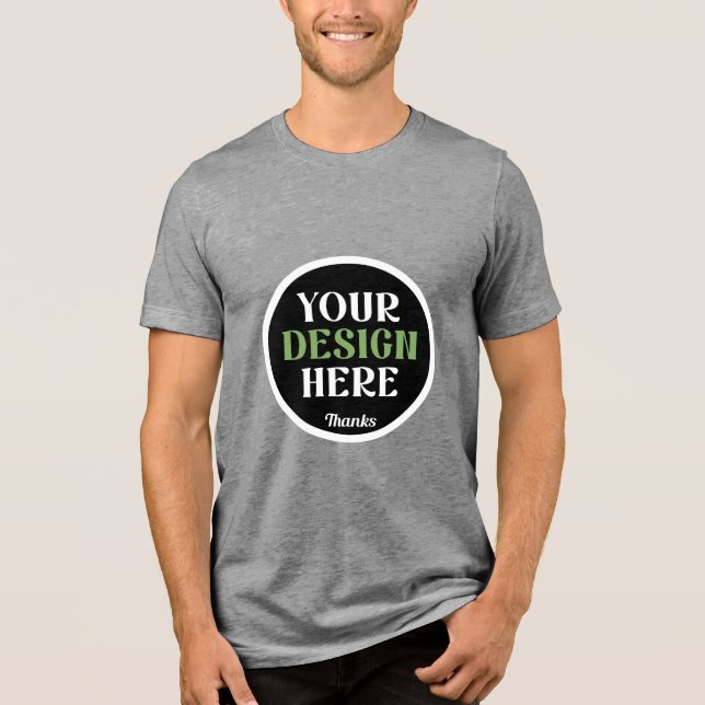 anpassningsbar, unik, elegant och minimalistisk He T Shirt (Framsida)