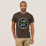 anpassningsbar, unik, elegant och minimalistisk He T Shirt<br><div class="desc">Den här utformningen är tillgänglig för alla. Du kan anpassa logotyp, bilder, text och färg enligt dina önskemål. Tack så mycket.</div>