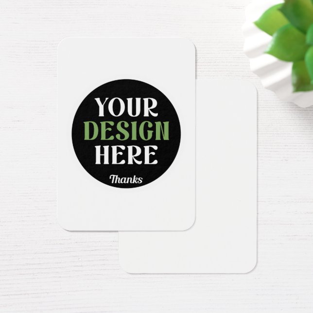 anpassningsbar, unik, elegant och minimalistisk He Visitkort (Skivbord)