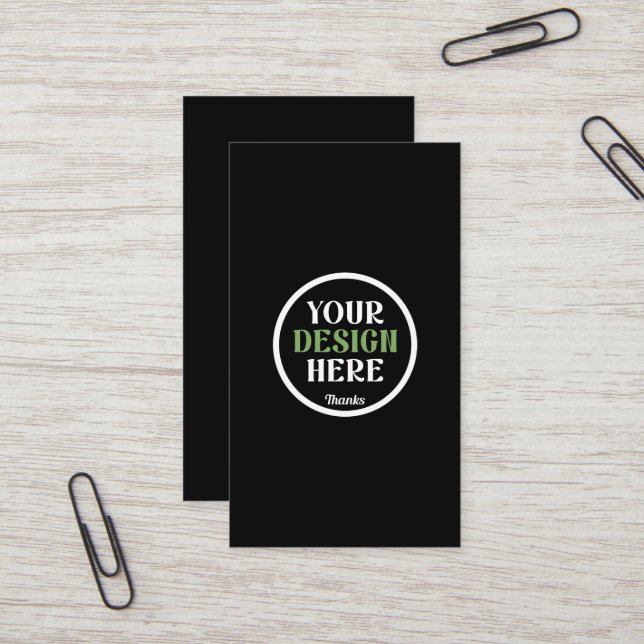 anpassningsbar, unik, elegant och minimalistisk He Visitkort (Fram/Back In Situ)