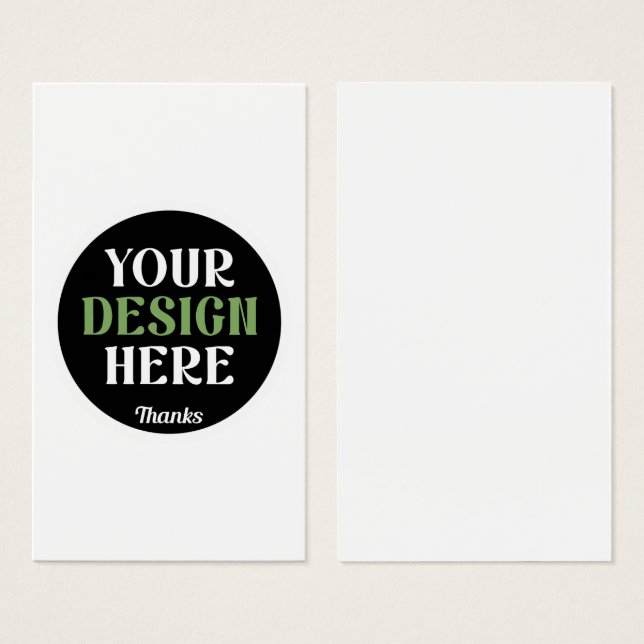 anpassningsbar, unik, elegant och minimalistisk He Visitkort (Framsida & baksida)