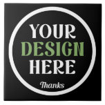 anpassningsbar, unik, elegant och minimalistisk kakelplatta<br><div class="desc">Den här utformningen är tillgänglig för alla. Du kan anpassa logotyp,  bilder,  text och färg enligt dina önskemål. Tack så mycket.</div>