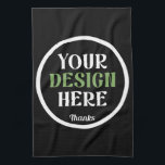 anpassningsbar, unik, elegant och minimalistisk kökshandduk<br><div class="desc">Den här utformningen är tillgänglig för alla. Du kan anpassa logotyp,  bilder,  text och färg enligt dina önskemål. Tack så mycket.</div>